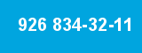 926 834-32-11 926 834-32-11